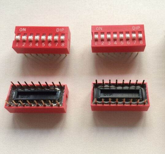 10pcs  ο DS-08-V DIP ġ 8 Ʈ 2.54mm ġ 8P ڵ ġ